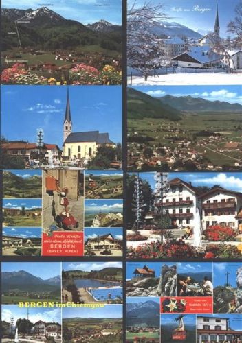 Bergen Lot mit 8 div AK