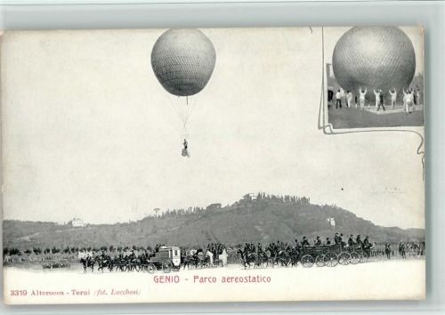 Eugenio Segalla Parco Aereostatico Ballonaufstieg