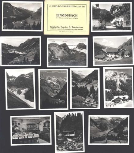 Einödsbach Kleinfotoserie mit 12 St im Originalumschlag