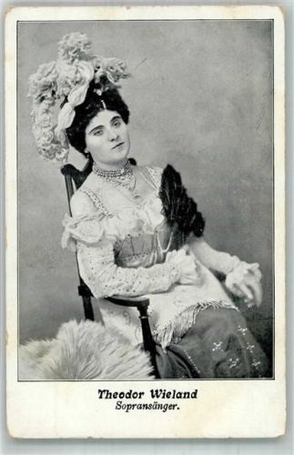 1900 Theodor Wieland Sopransänger im Kostüm