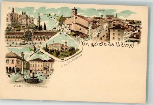 Udine Piazza Vittorio Emanuele Schloss