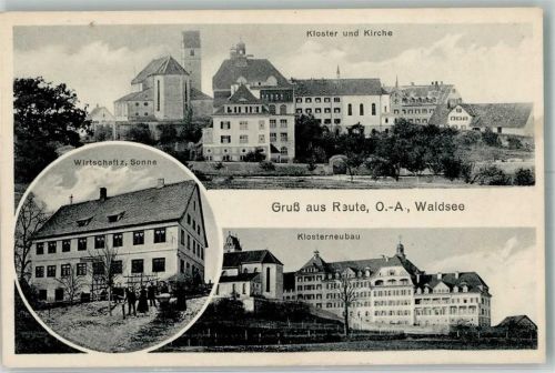 Reute 1914 Kloster Reute Gasthaus zur Sonne