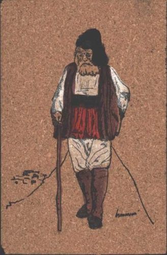 Sardinien Hirte in sardischer Tracht