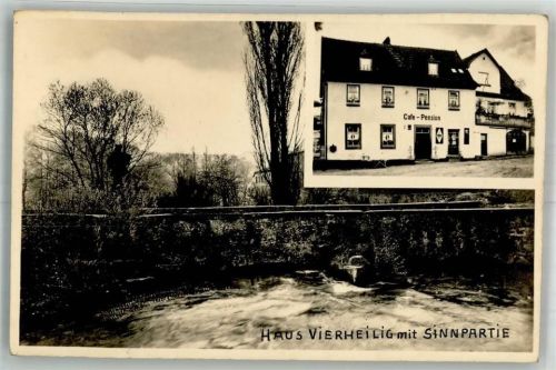 Lohr Cafe-Pension Haus Vierheilig Sinnpartie Ort lt. Fotograf