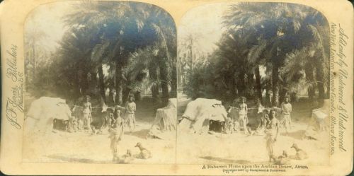 Libyen A Bishareen Home upon the Arabian Dessert Africa CDV