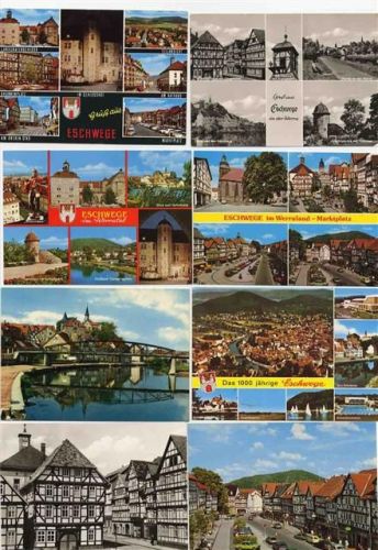 Eschwege Lot mit 9 div AK