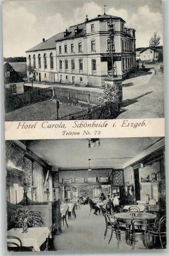 Schönheide Hotel Carola Gastraum