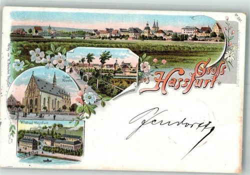 Haßfurt 1898 Ritter-Kapelle Wildbad Hasfurt