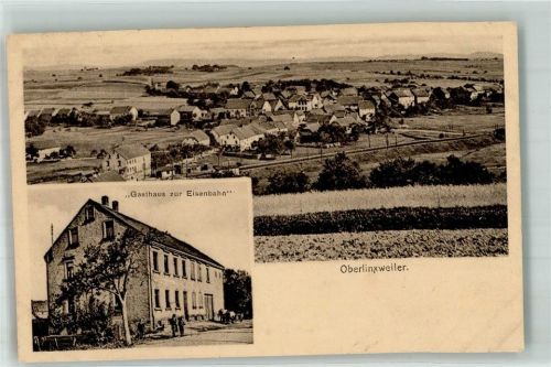 Oberlinxweiler 1897 Gasthaus zur Eisenbahn