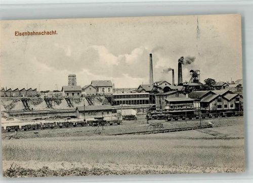 Ensdorf Eisenbahnschacht Ort lt. Verlag