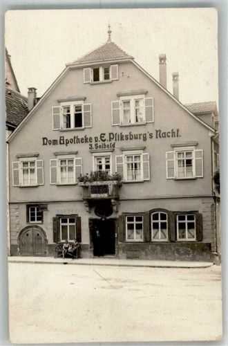 Rottenburg 1925 Dom-Apotheke Foto AK