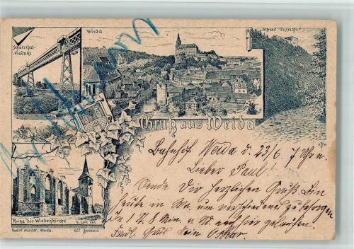 Weida Vorläufer 1889 sehr selten
