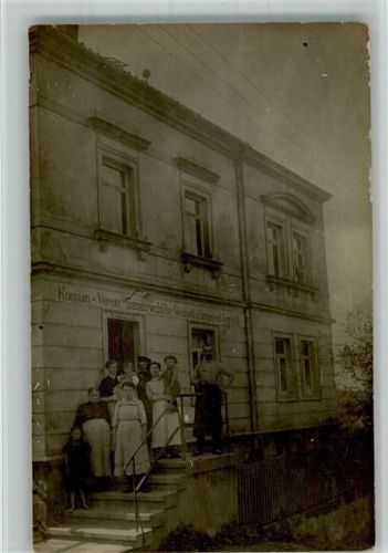 Heidenau Konsum Verein Gemeinwohl Neustadt und Umgegend GmbH Ort handschriftlich Privatfoto AK