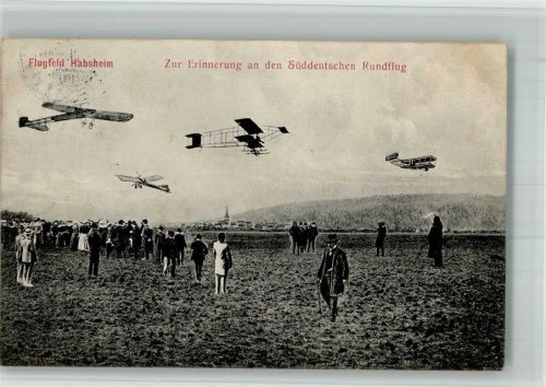 Habsheim Flugfeld Südd. Rundflug
