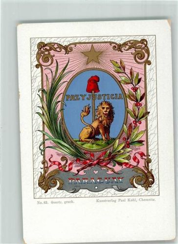 Paz y Justicia Wappen Paul Kohl Verlag Nr. 63