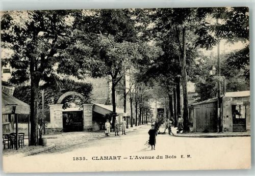 Clamart 1914 l`Avenue du Bois