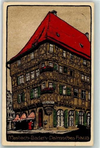 Mosbach 1912 Palmsches Haus
