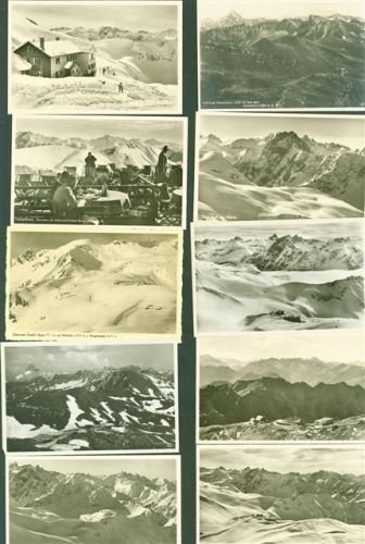 Edmund Probst Haus Lot mit 20 AK Nebelhorn Originale aus dem Metzarchiv einige mehrfach