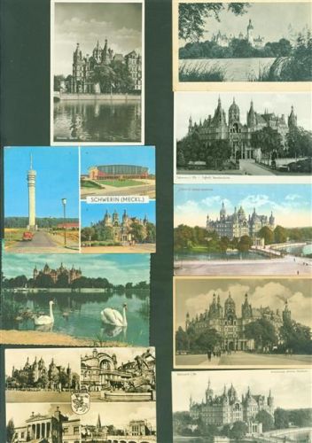 Schwerin Lot mit 25 AK Grossherzogliches Schloss