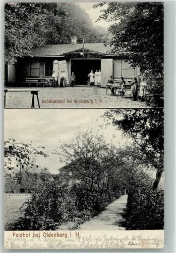 Oldenburg 913 Feldhof Gasthaus Schützenhof Feldweg