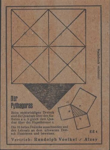 Bastel-AK, Teile ausbrechbar, Der Pythagoras