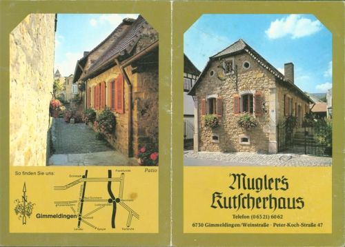 Gimmeldingen Gasthaus Muglers Kutscherhaus KEINE AK