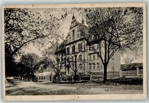Wetzlar 1918 Kgl. Seminar