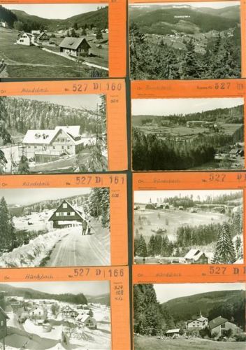 Hundsbach Lot mit 29 AK Musterkarten Original aus Metzarchiv Bestellvorgänge und Auflagenzahlen