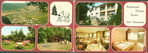 Valwig Valwigerberg Gasthaus Pension Kaster Innen- und Aussenansicht
