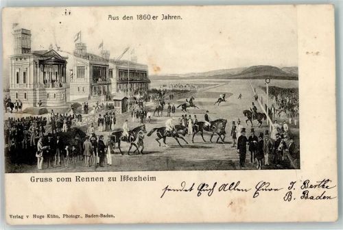 Iffezheim 1903 Rennplatz anno 1860