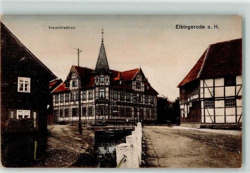 Elbingerode Kreisdirektion Fachwerkgebäude