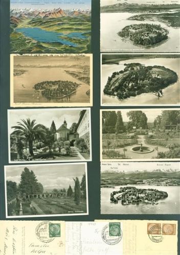 Insel Mainau Lot mit 22 AK