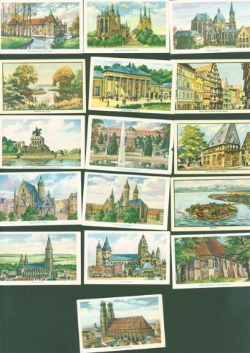 Dissen Lot mit 16 Kaufmannsbilder F. Homann