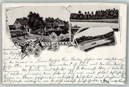 Steinberge 1898 Gasthaus Ruppiner Seenlandschaft