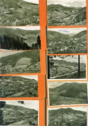 Simonswald Lot mit 36 AK Musterkarten Original aus Metzarchiv Bestellvorgänge und Auflagenzahlen