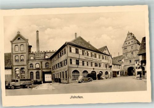 Ilshofen Goldochsen-Brauerei & Gasthaus zur Post Bierlieferwagen