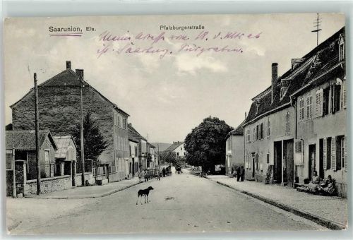 Sarre-Union 1912 Pfalzburgerstraße
