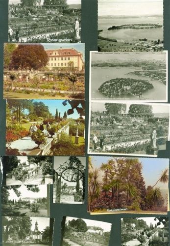 Insel Mainau Lot mit 20 Fotos Original aus dem Archiv eines Ansichtskartenverlages