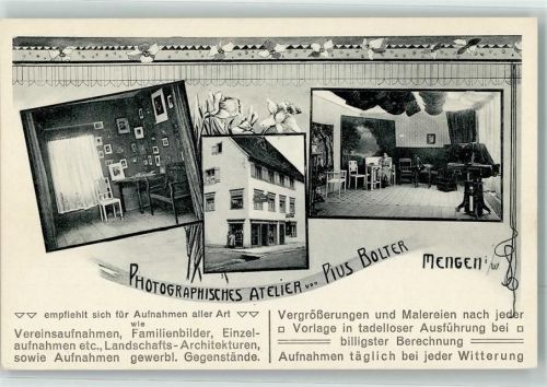 Mengen Photographisches Atelier Pius Bolter