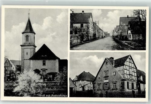 Rudolzhofen Kirche Dorfstraße Fachwerkhaus