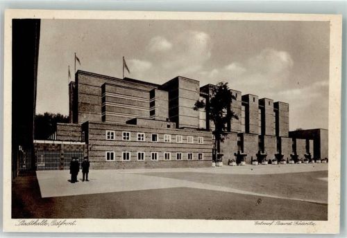 Magdeburg 1927 Stadthalle Art Deco Theater Ausstellung