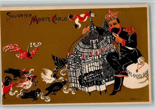 1900 Käfig für Vögel Chine, Amerika, Espagne, Allemange Politik Exposition de cartes postales illustrees Geneve Karikatur