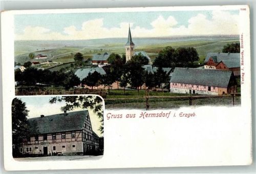Hermsdorf Gruss Kirche Fachwerkhaus