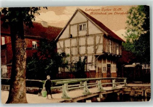 17279 O2093 Lychen - Mühlenbach am Oberpfuhl Fachwerkhaus