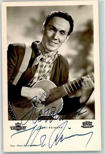 Original Unterschriften/ Autogramm Reimann Kurt Gitarre Am Brunnen vor dem Tore