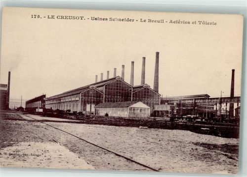 Le Creusot Usines Schneider Le Breuil Acievies et Tolerie Fabrik