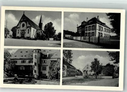 Rust Schloß Balthasarburg Gasthaus zum Adler Kirche Kirche