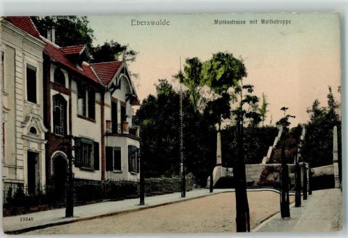 Eberswalde 1907 Molktestraße Molktetreppe