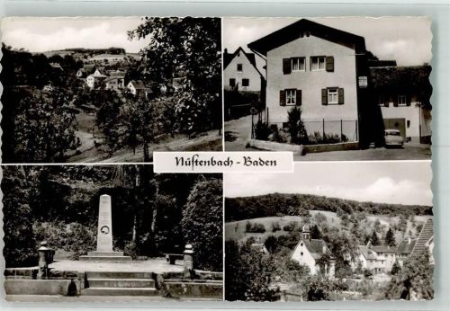 Nüstenbach Posthilfstelle Nüstenbach Denkmal Gasthaus zur Stadt Mosbach