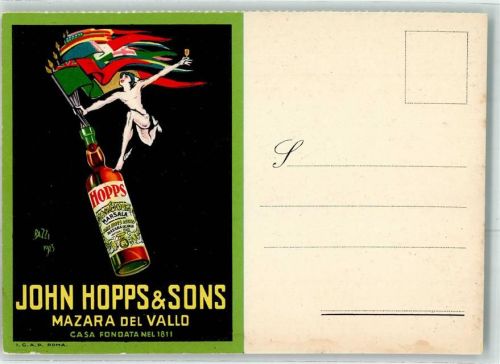 Palermo John Hopps & Sons Mazara del Vallo sign. Bazzi